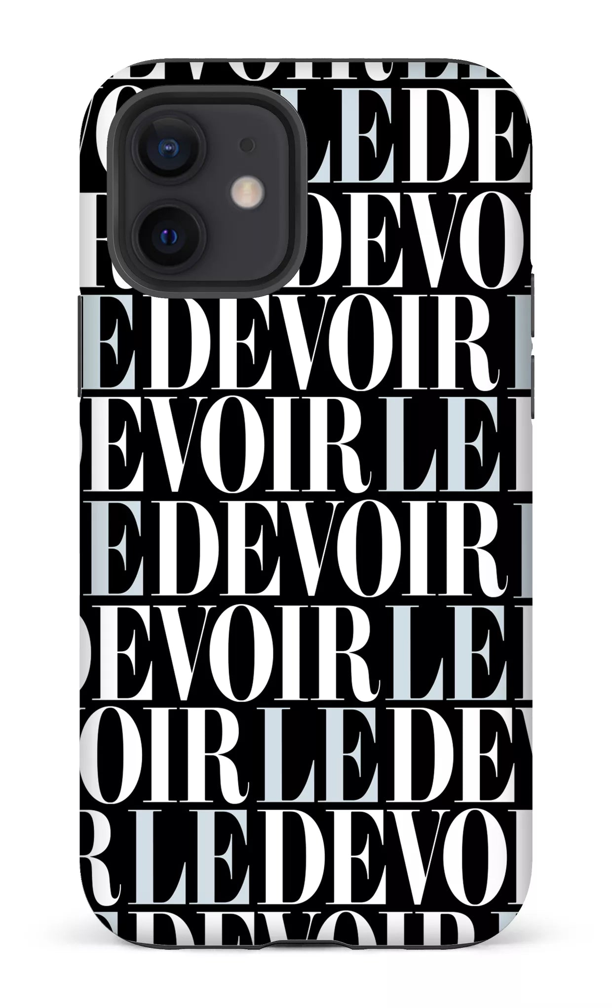 iPhone 12 Tough Matte Le Devoir — Gros logos -