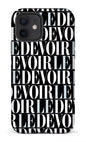 iPhone 12 Tough Matte Le Devoir — Gros logos -