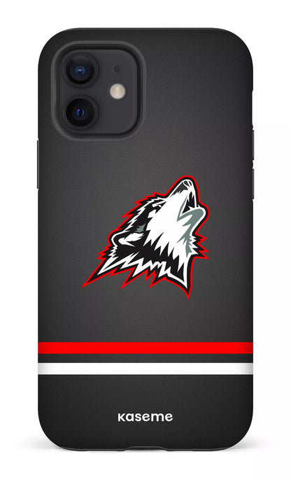 iPhone 12 Tough Matte Les Huskies Gris -
