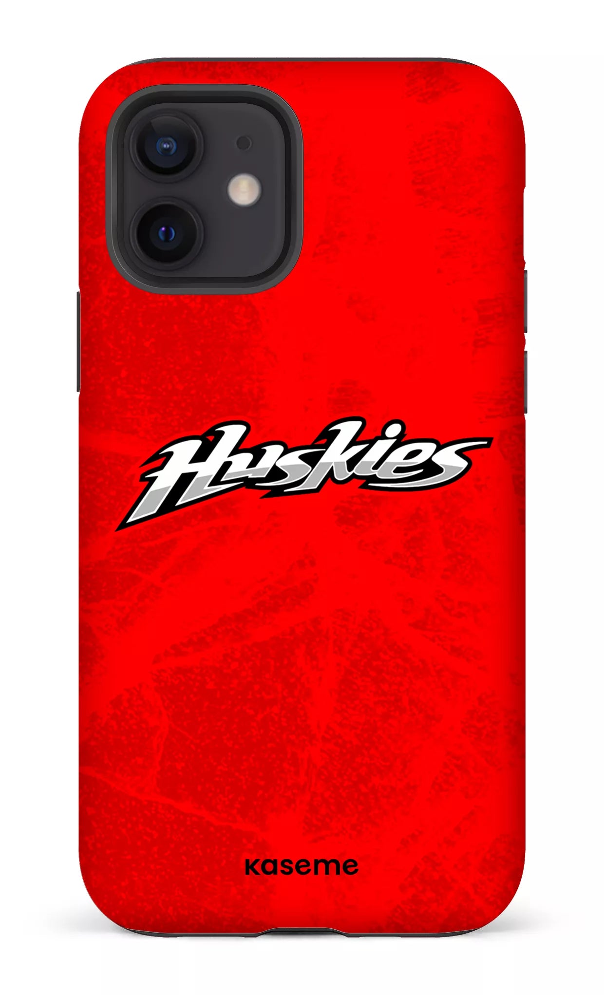 iPhone 12 Tough Matte Les Huskies Rouge -