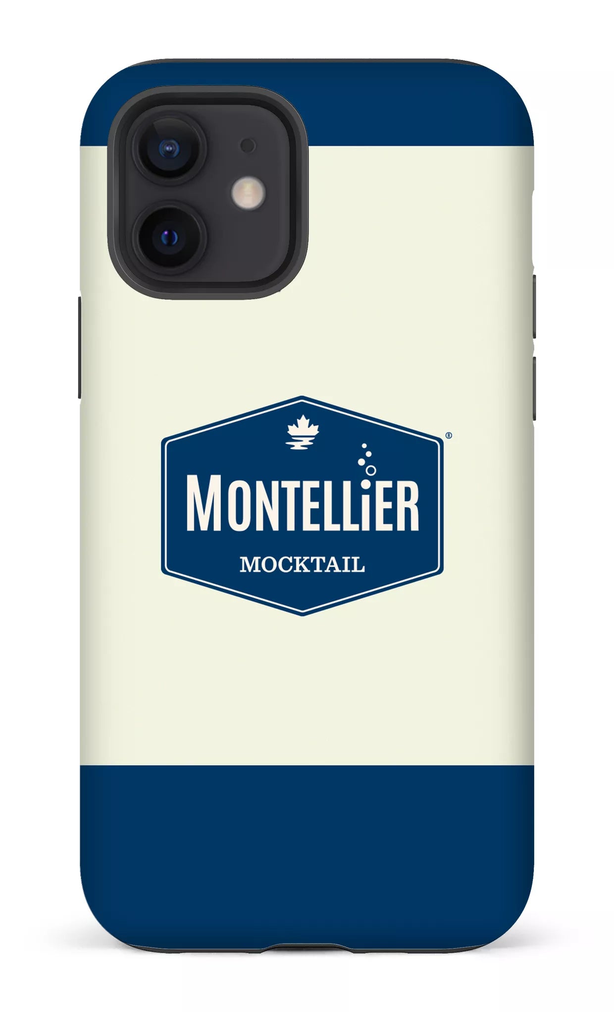 iPhone 12 Tough Matte Montellier Mocktail Bleu -