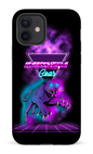 iPhone 12 Tough Matte Panthera 80's Noir -