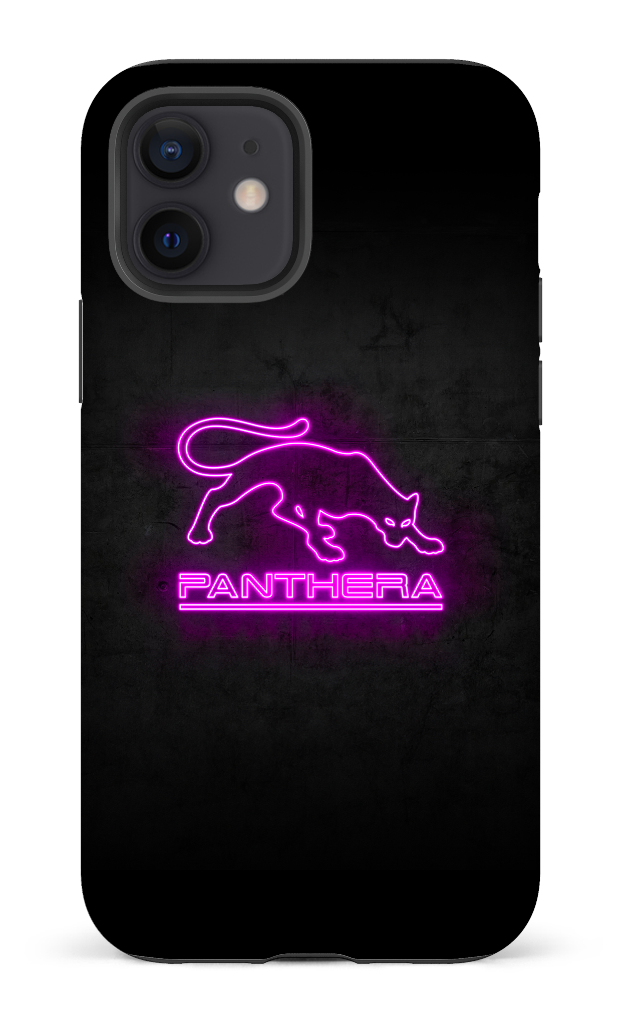 iPhone 12 Tough Matte Panthera Logo Neon -