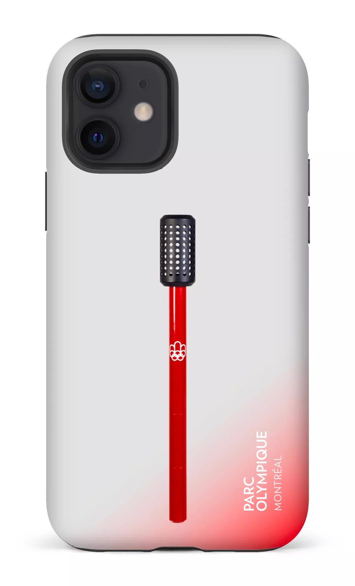 iPhone 12 Tough Matte Parc Olympique - Flambeau Droit -