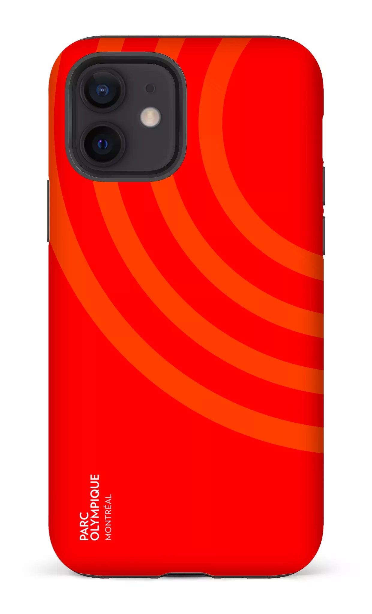 iPhone 12 Tough Matte Parc Olympique - Logo Rouge -