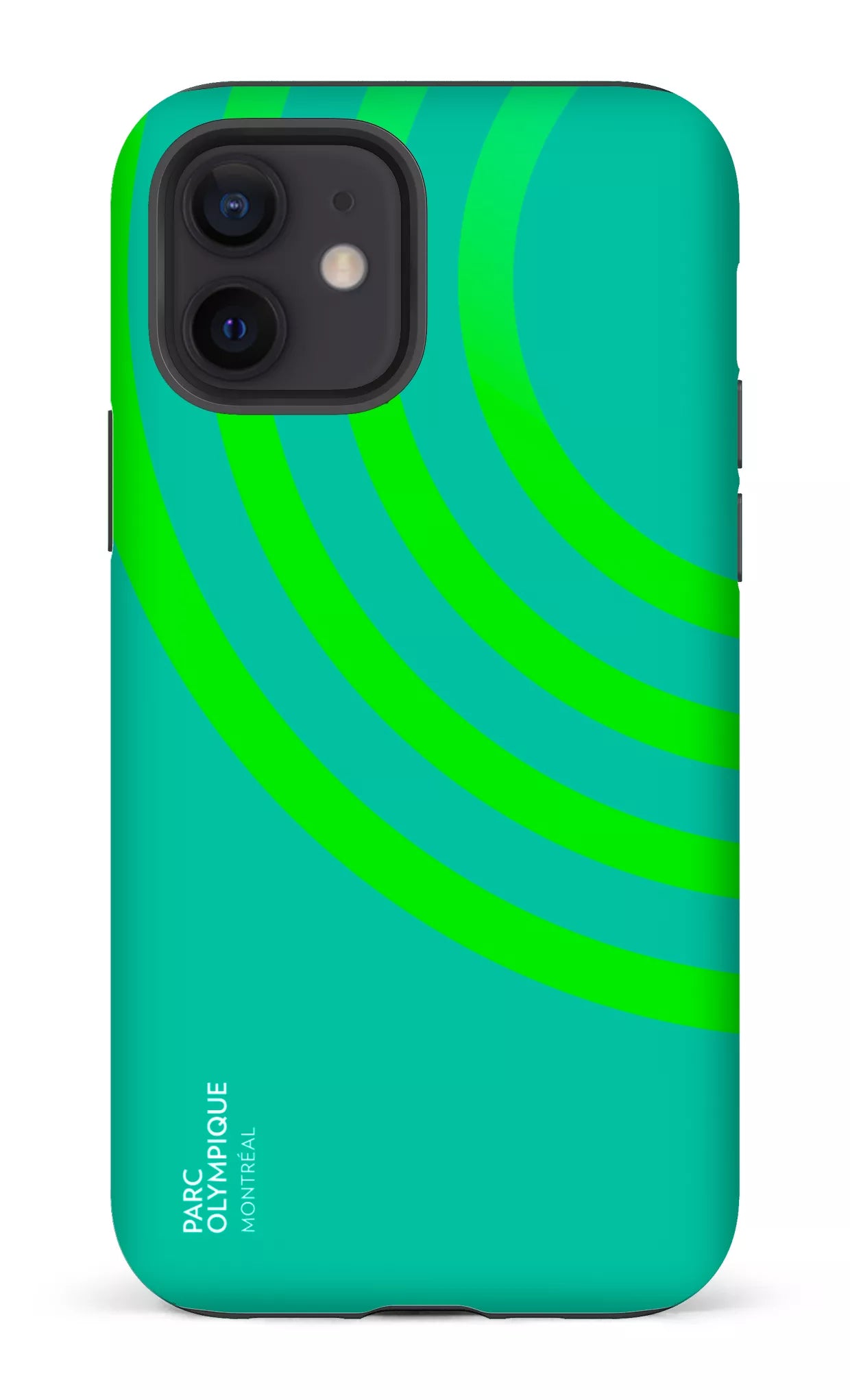 iPhone 12 Tough Matte Parc Olympique - Logo Vert -