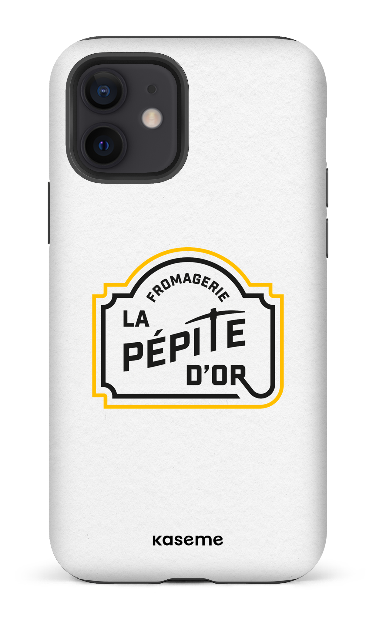 iPhone 12 Tough Matte Pépite Blanc -