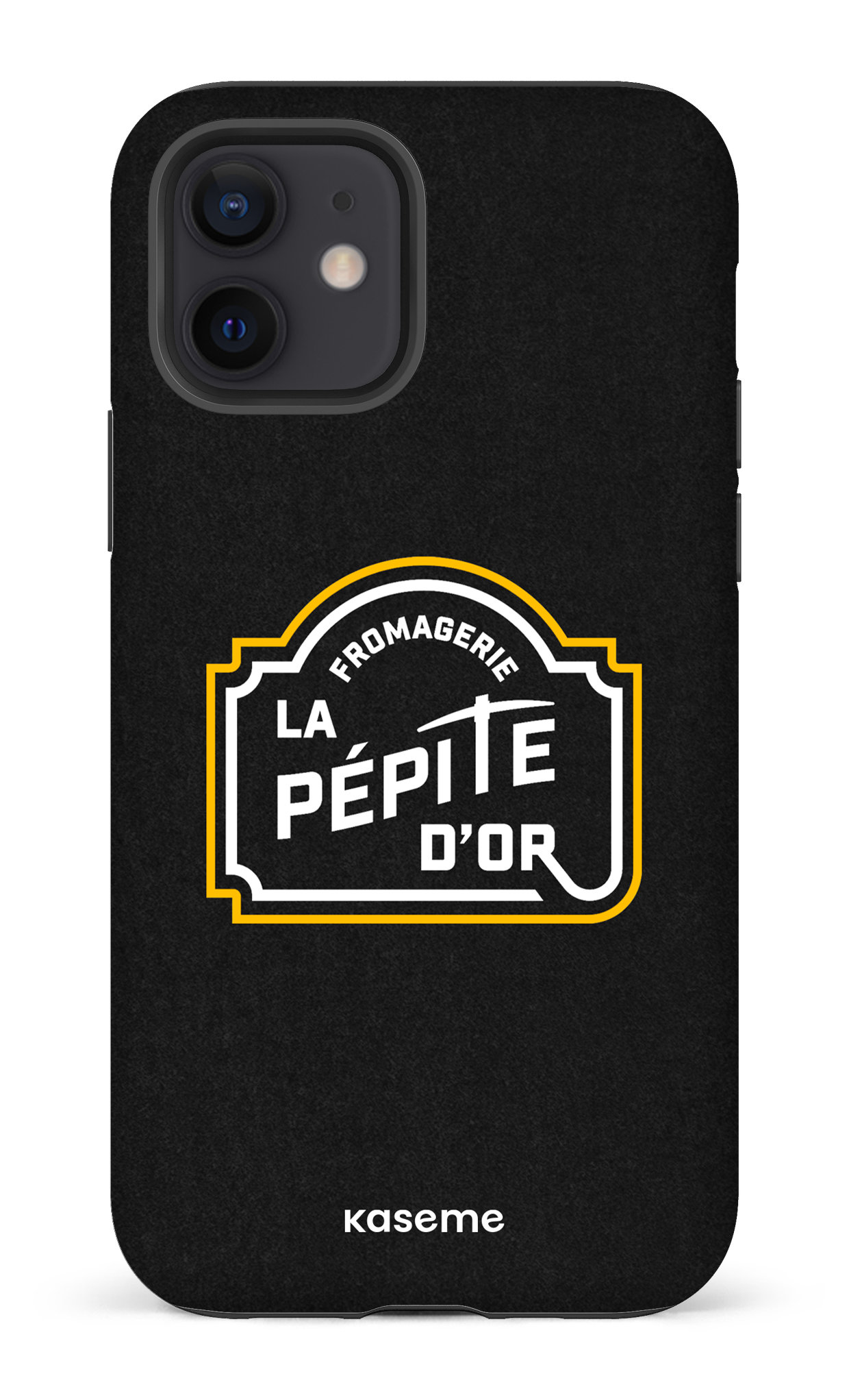 iPhone 12 Tough Matte Pépite Noir -