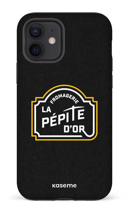 iPhone 12 Tough Matte Pépite Noir -