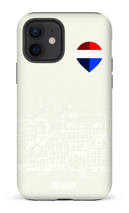 iPhone 12 Tough Matte Remax Sketch Beige -