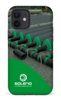 iPhone 12 Tough Matte Soleno tuyaux vert x vague -