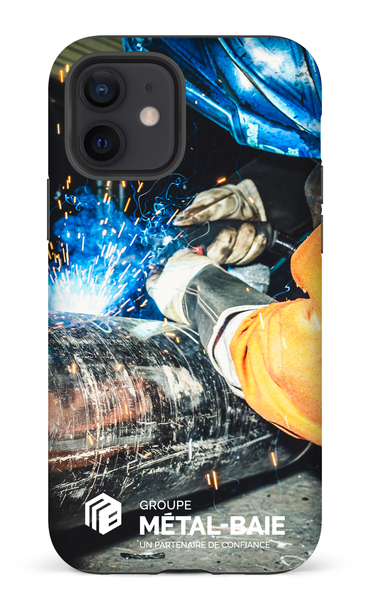 iPhone 12 Tough Matte Soudure par Métal-Baie -