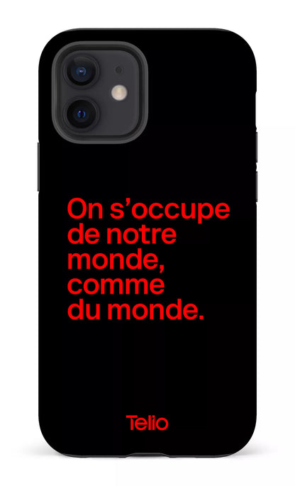 iPhone 12 Tough Matte Telio Noir -