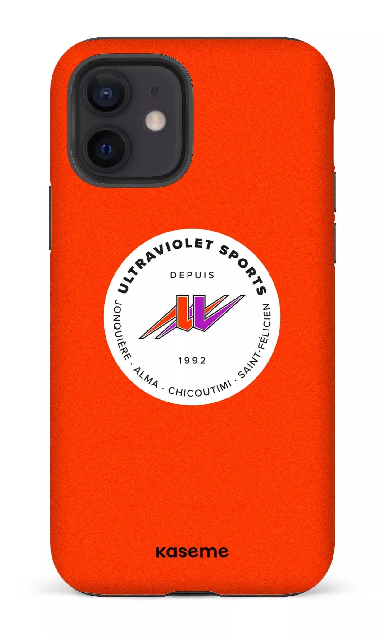 iPhone 12 Tough Matte UltraViolet - Orange -