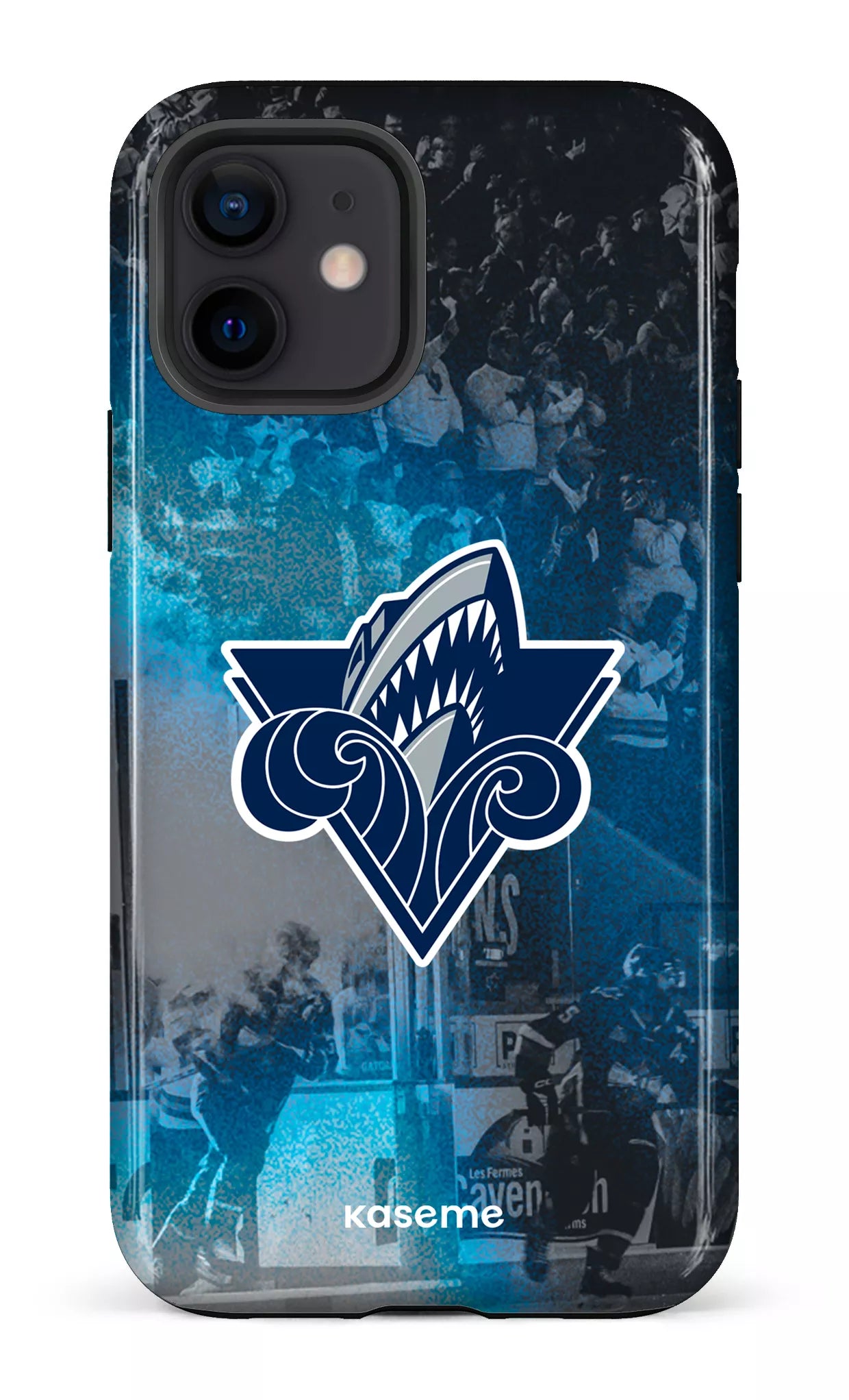 iPhone 12 Tough Océanic Logo & Foule -