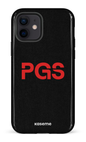 iPhone 12 Tough PGS Noir&Rouge -