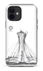 iPhone 12 Tough Parc Olympique - Croquis Blanc -