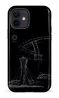 iPhone 12 Tough Parc Olympique - Croquis Plan Noir -