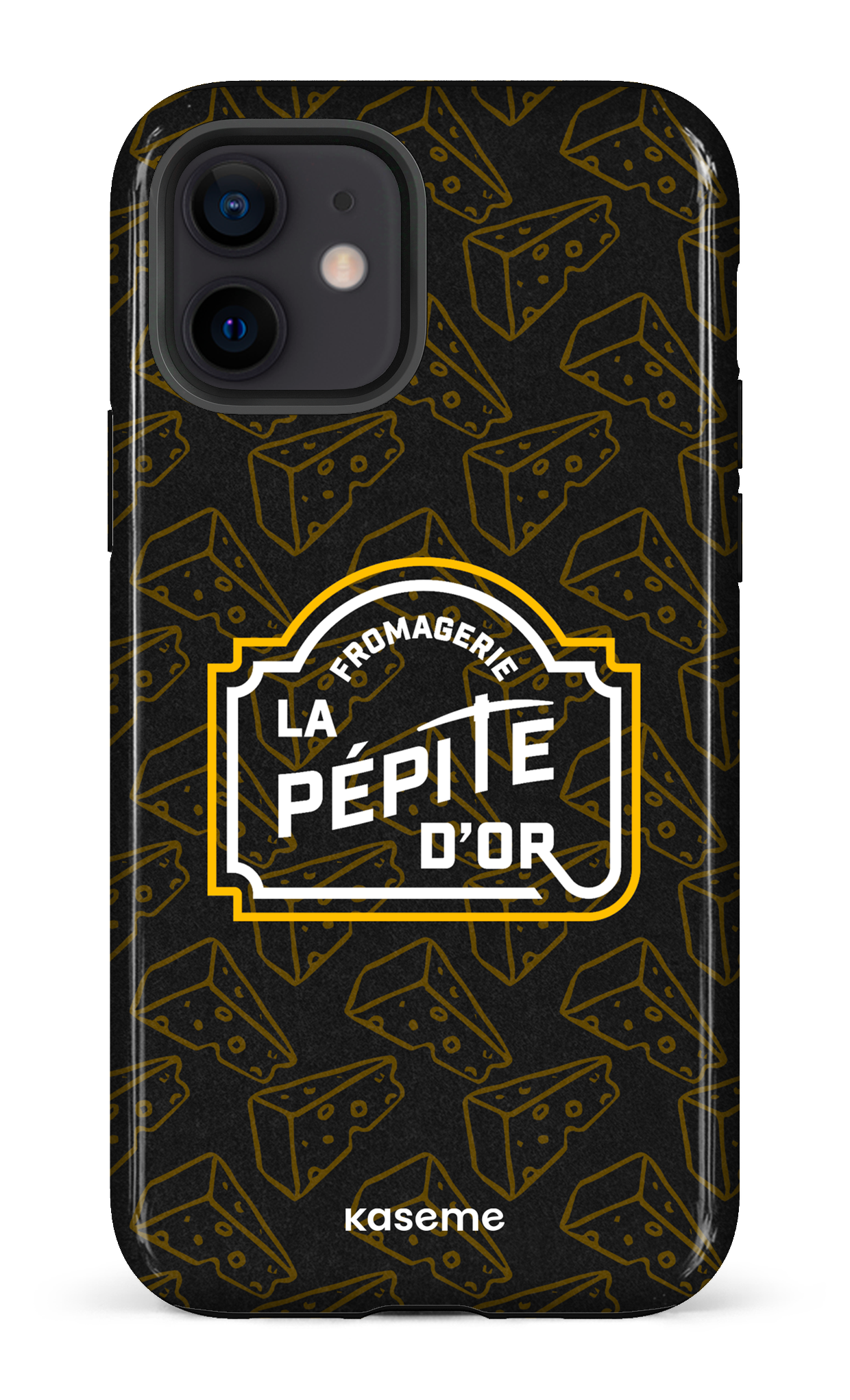 iPhone 12 Tough Pépite x Fromages Noir -
