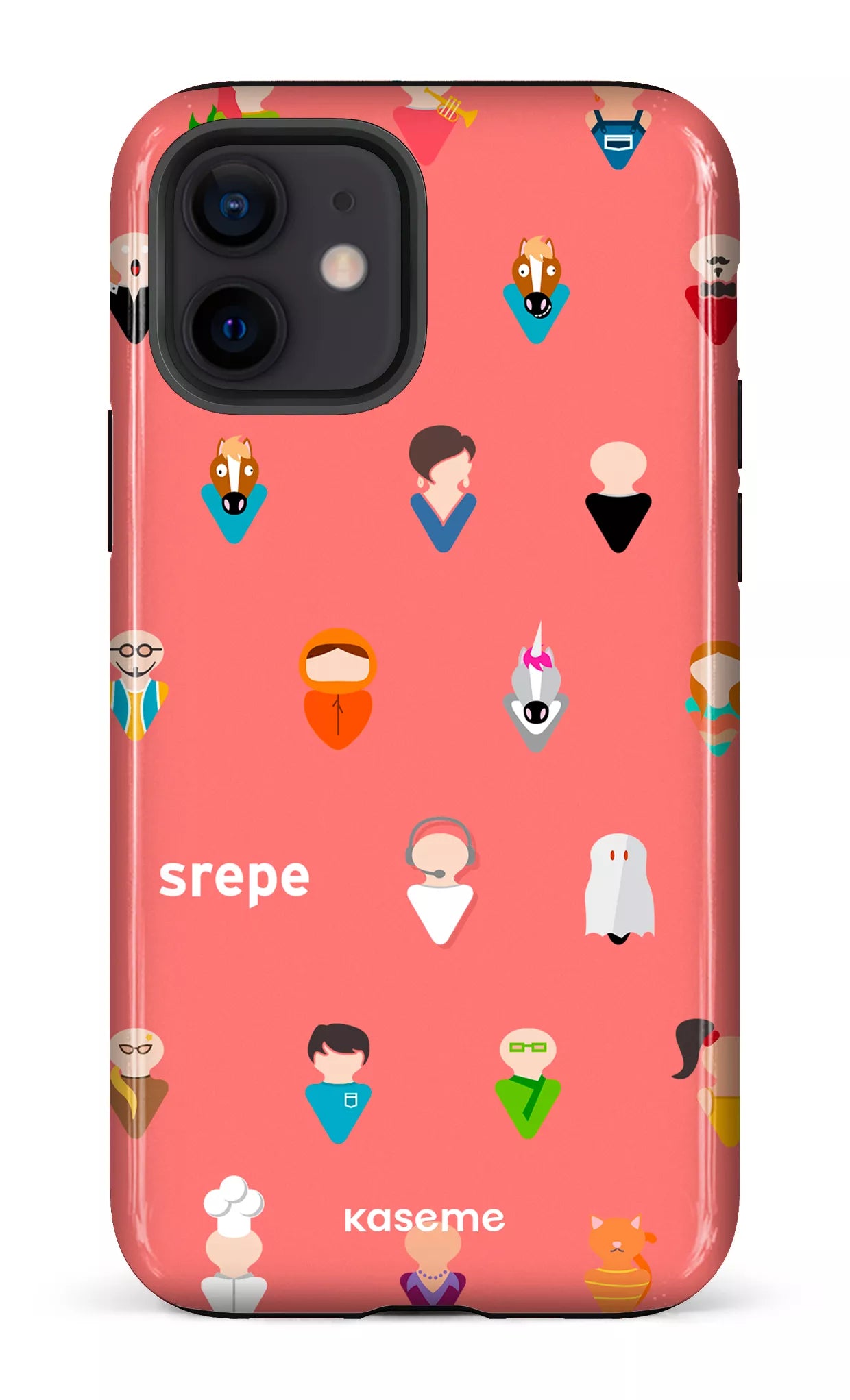 iPhone 12 Tough Personnages Saumon -
