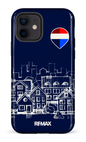iPhone 12 Tough Remax Sketch Bleu -