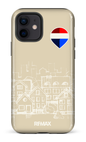 iPhone 12 Tough Remax Sketch Crème -