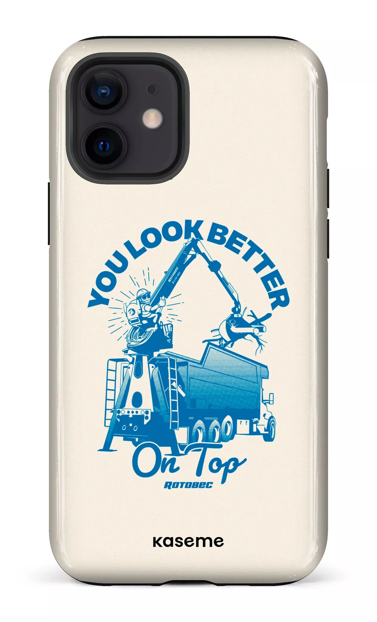 iPhone 12 Tough Rotobec Beige -
