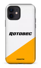 iPhone 12 Tough Rotobec Blanc et Jaune -