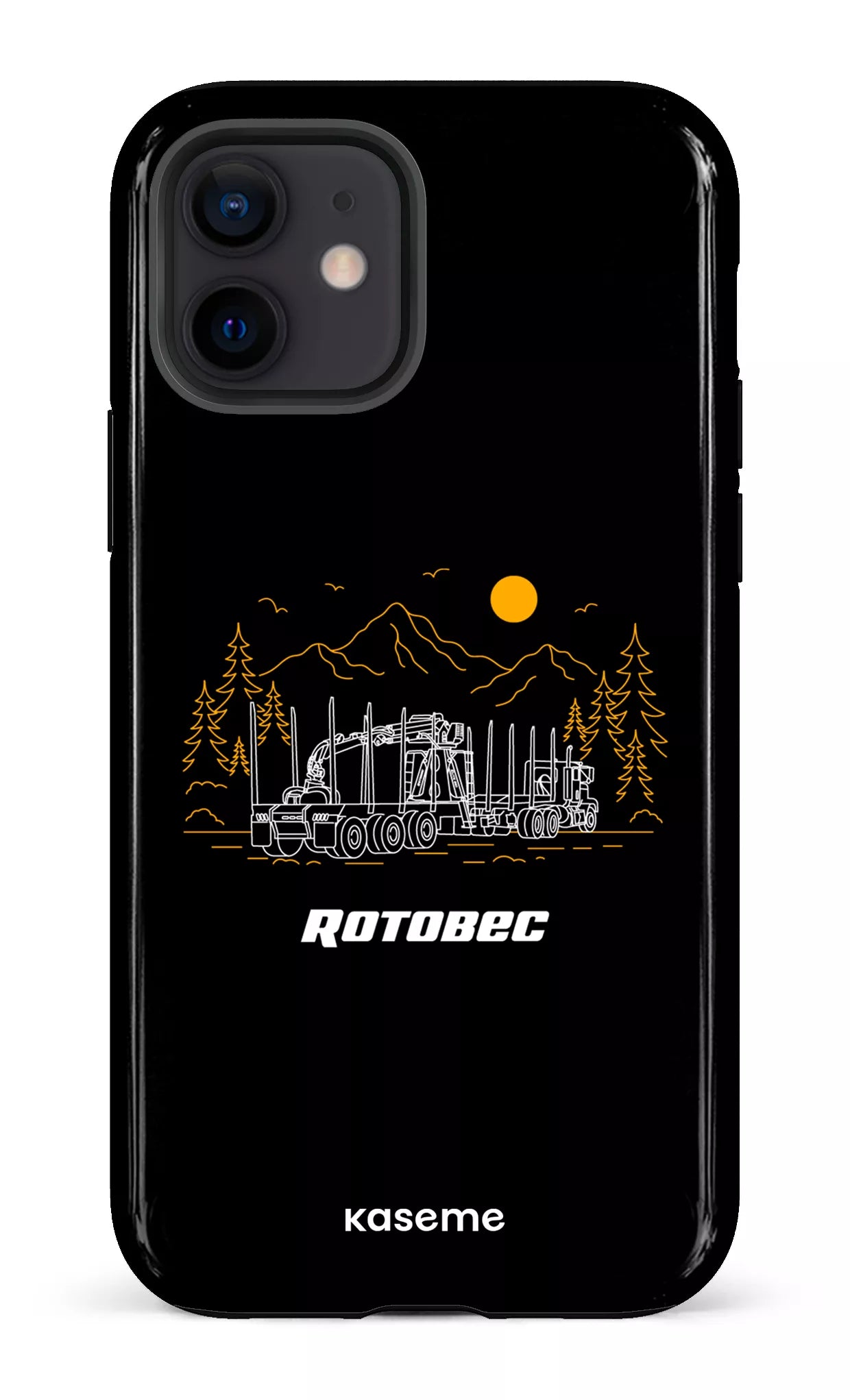 iPhone 12 Tough Rotobec Noir -