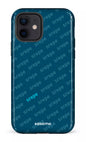 iPhone 12 Tough SREPE Pattern Bleu x Turquoise -