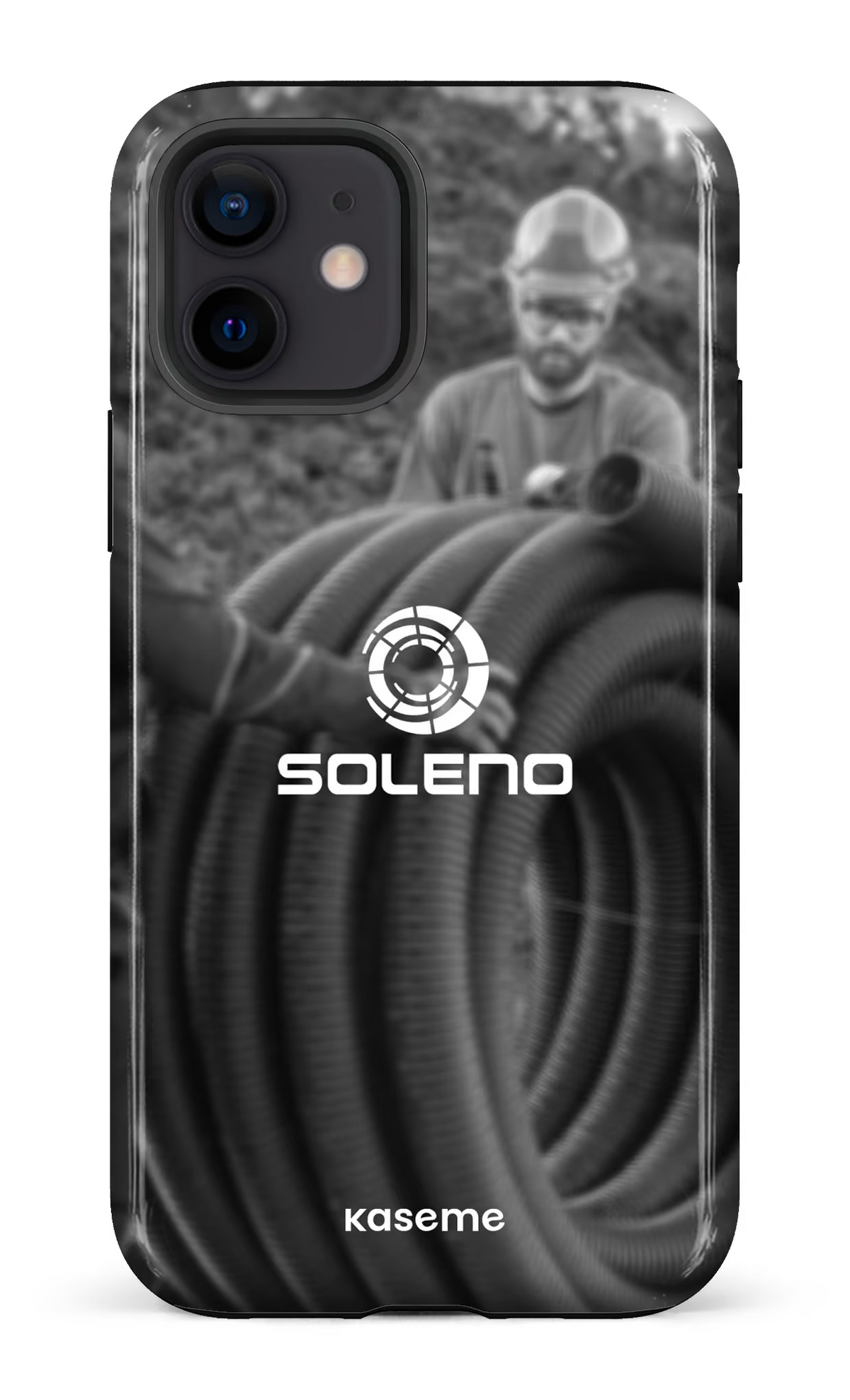 iPhone 12 Tough Soleno tuyau N&B -