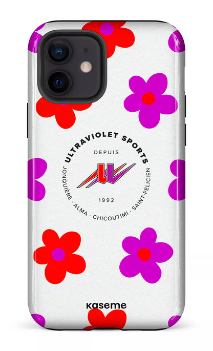 iPhone 12 Tough UltraViolet Fleurs -