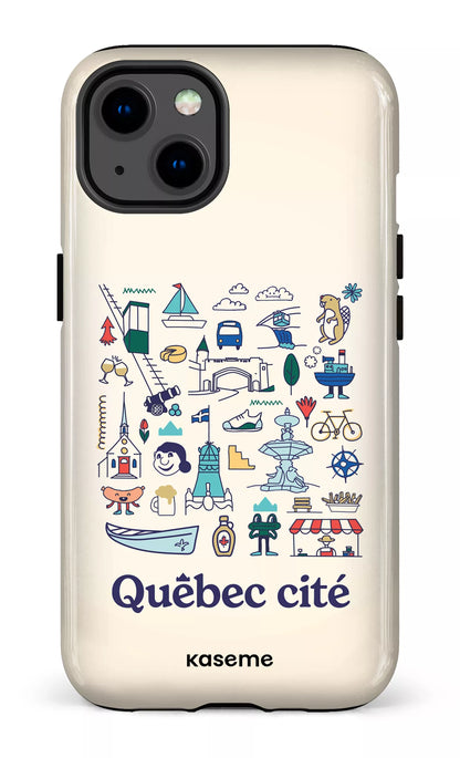 iPhone 13 MagSafe - Impact Case Québec illustré -