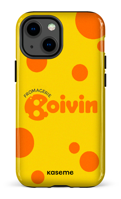 iPhone 13 Mini Tough Boivin Jaune x Ronds -