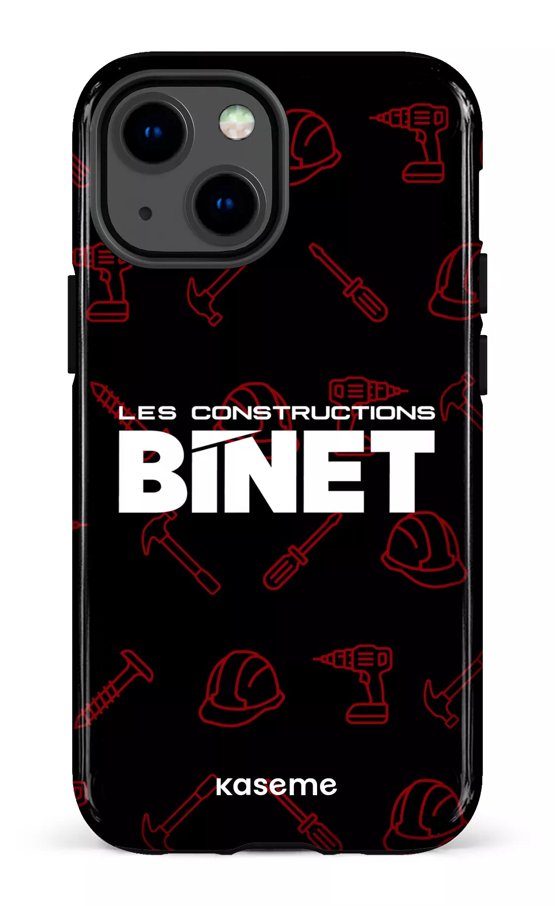 iPhone 13 Mini Tough Constructions Binet Noir -