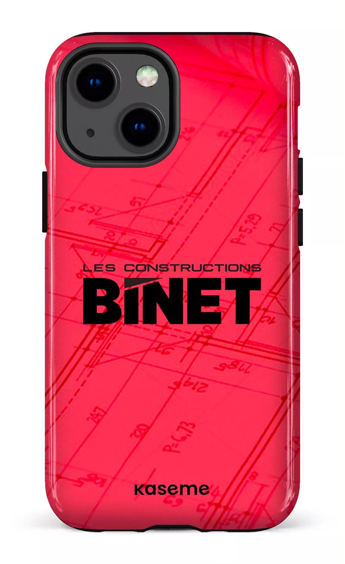 iPhone 13 Mini Tough Constructions Binet Rouge -