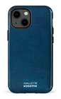 iPhone 13 Mini Tough Cuir Bleu x Mallette -