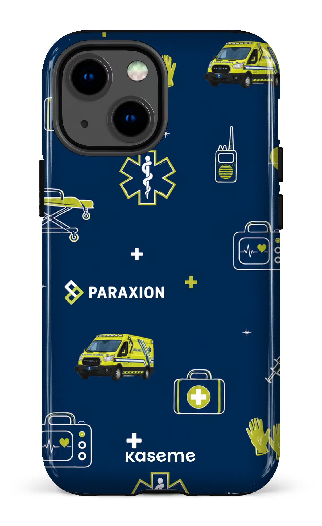 iPhone 13 Mini Tough Icônes bleu Paraxion -