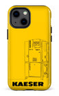 iPhone 13 Mini Tough Kaeser - The Golden Blueprint -