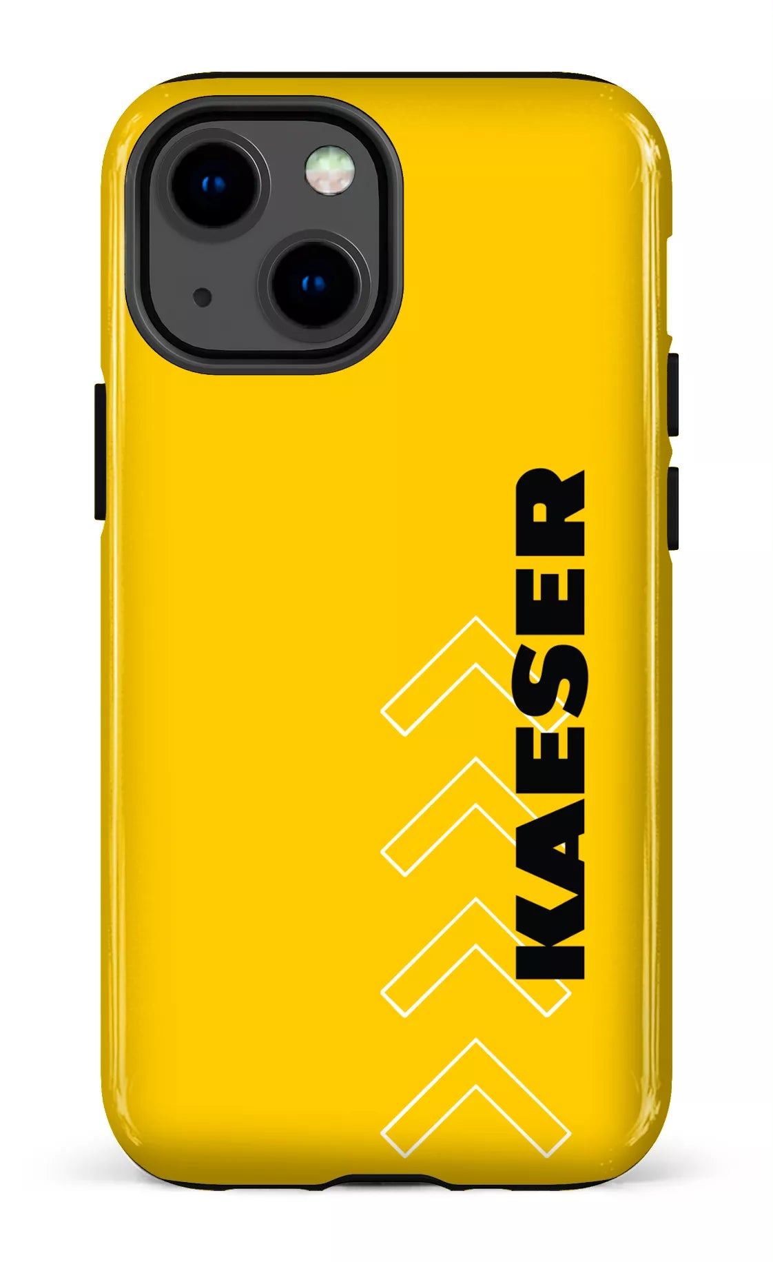 iPhone 13 Mini Tough Kaeser Flèches Jaune -