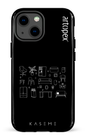 iPhone 13 Mini Tough L'essentiel noir par Artopex -
