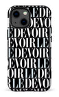 iPhone 13 Mini Tough Le Devoir — Gros logos -