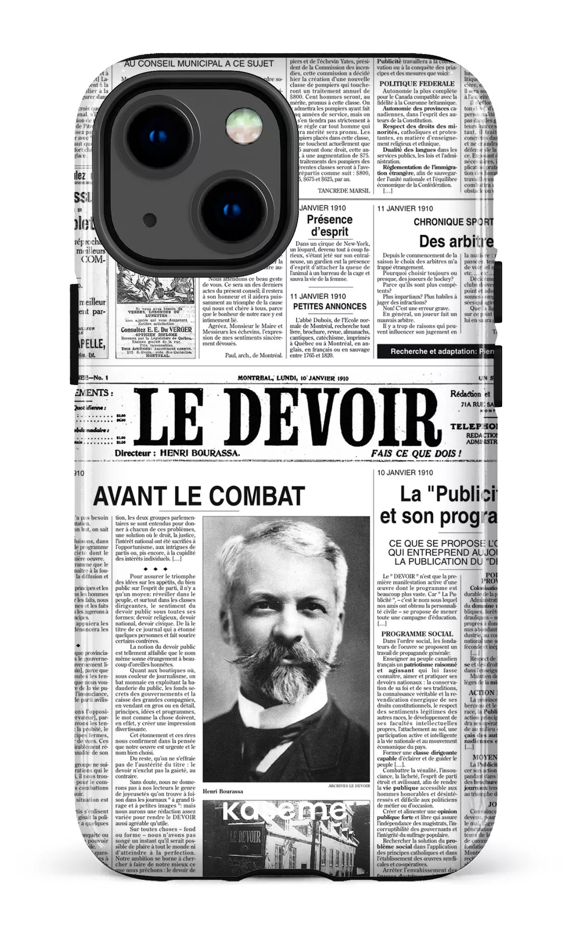 iPhone 13 Mini Tough Le Devoir — Premier édito -
