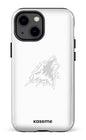 iPhone 13 Mini Tough Les Huskies Blanc -