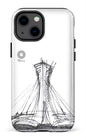 iPhone 13 Mini Tough Parc Olympique - Croquis Blanc -