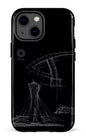 iPhone 13 Mini Tough Parc Olympique - Croquis Plan Noir -