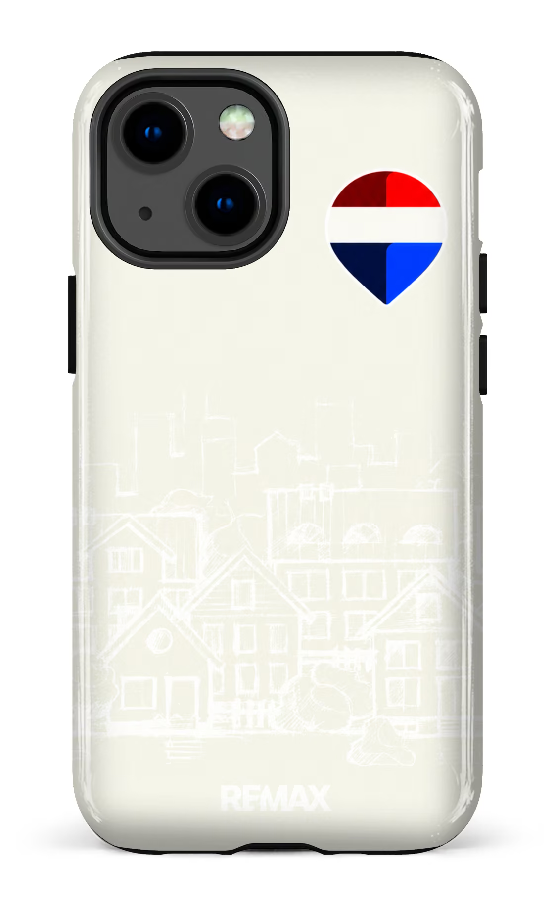 iPhone 13 Mini Tough Remax Sketch Beige -