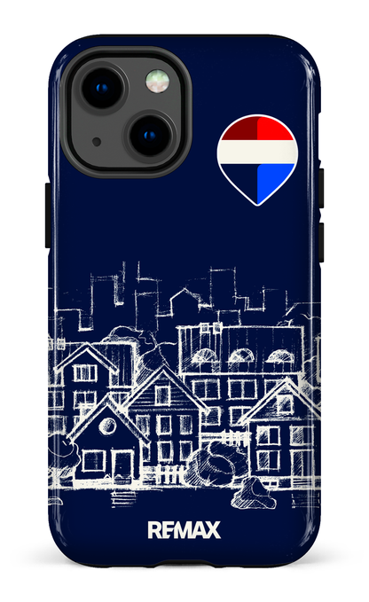 iPhone 13 Mini Tough Remax Sketch Bleu -