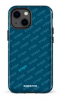 iPhone 13 Mini Tough SREPE Pattern Bleu x Turquoise -