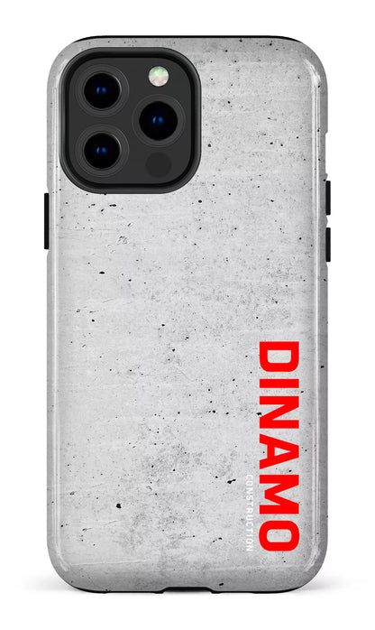 iPhone 13 Pro Max Tough Dinamo Gris x Logo Rouge -